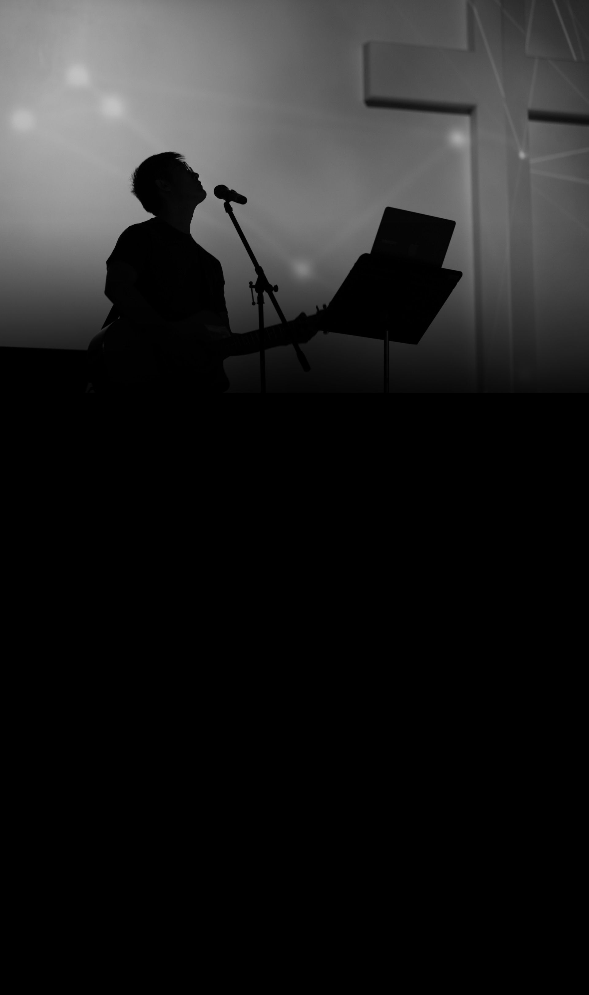 Photograph of Man's Silhouette on Stage